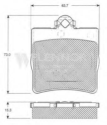 Комплект тормозных колодок, дисковый тормоз FLENNOR FB210186