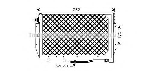 Конденсатор, кондиционер AVA QUALITY COOLING DF5032