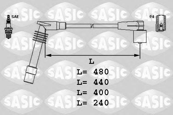 Комплект проводов зажигания SASIC 9286030