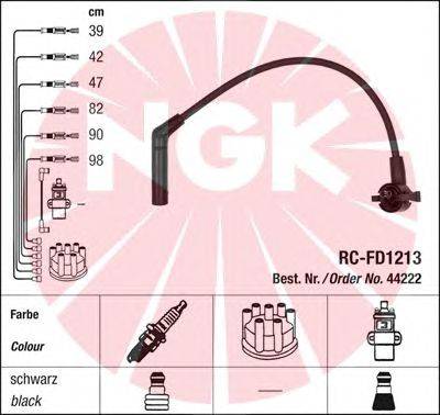 Комплект проводов зажигания NGK 44222