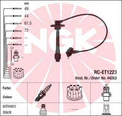 Комплект проводов зажигания NGK 44263