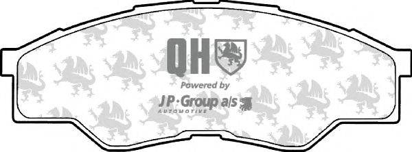 Комплект тормозных колодок, дисковый тормоз JP GROUP BP1604