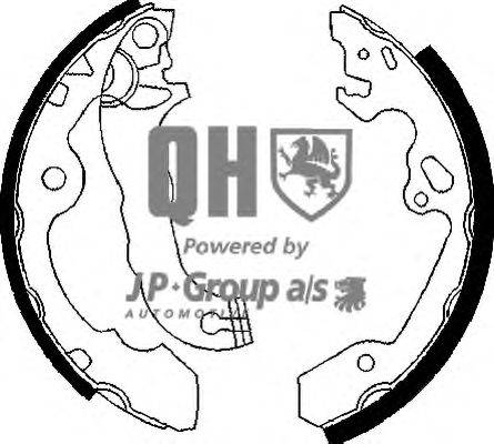 Комплект тормозных колодок JP GROUP BS1052