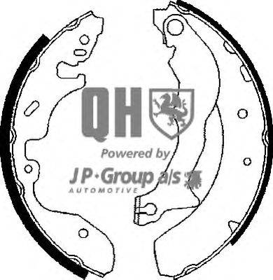 Комплект тормозных колодок JP GROUP BS1071