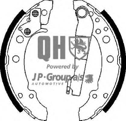 Комплект тормозных колодок JP GROUP BS629