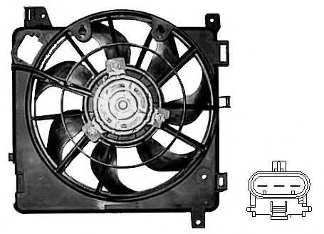 Вентилятор, охлаждение двигателя J. DEUS EV200980