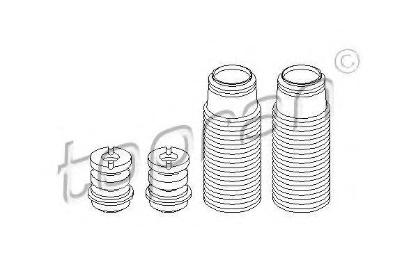 Пылезащитный комилект, амортизатор TOPRAN 915015