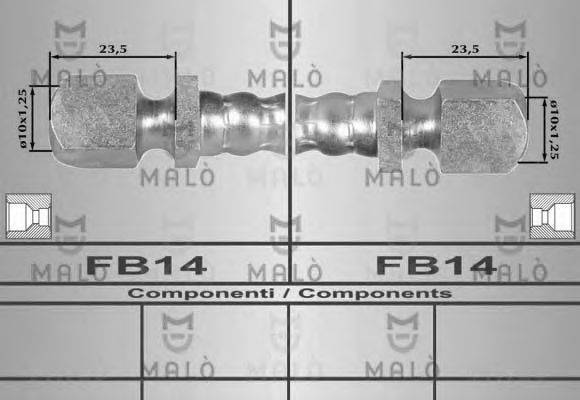 Тормозной шланг MALÒ 8271