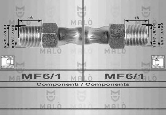 Тормозной шланг MALÒ 8505