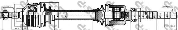Приводной вал GSP 245179