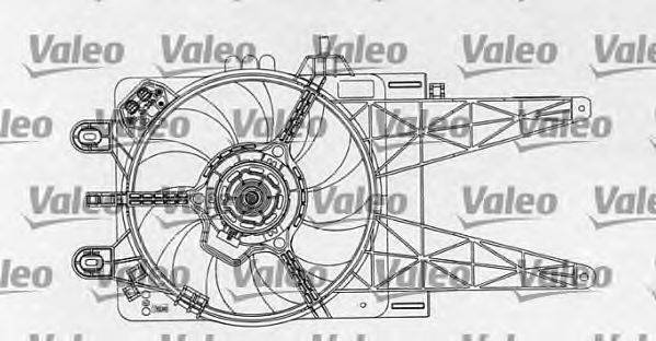 Электродвигатель, вентилятор радиатора VALEO 698763