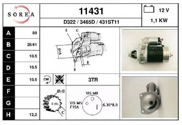 Стартер SNRA FO9047