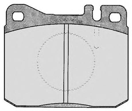 Комплект тормозных колодок, дисковый тормоз RAICAM 148.0