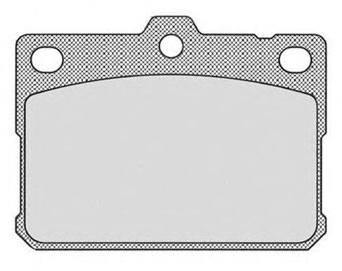 Комплект тормозных колодок, дисковый тормоз RAICAM 1.340.0