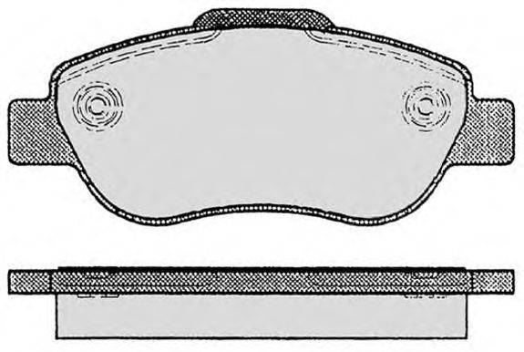 Комплект тормозных колодок, дисковый тормоз RAICAM 445.0