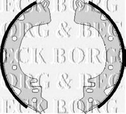 Комплект тормозных колодок BORG & BECK BBS6098
