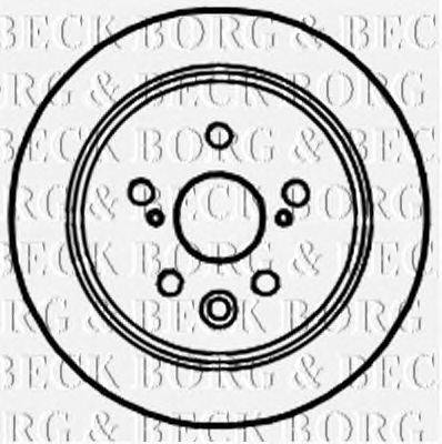 Тормозной диск BORG & BECK BBD4714