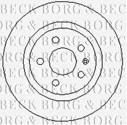 Тормозной диск BORG & BECK BBD4729
