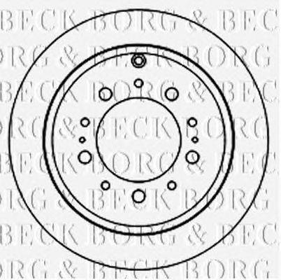 Тормозной диск BORG & BECK BBD5834S