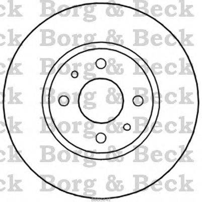 Тормозной диск BORG & BECK BBD5242