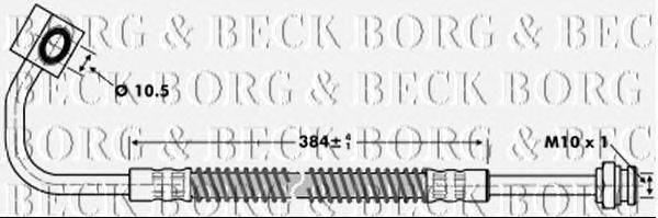 Тормозной шланг BORG & BECK BBH6732
