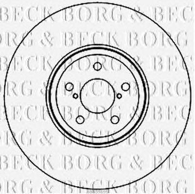 Тормозной диск BORG & BECK BBD5959S