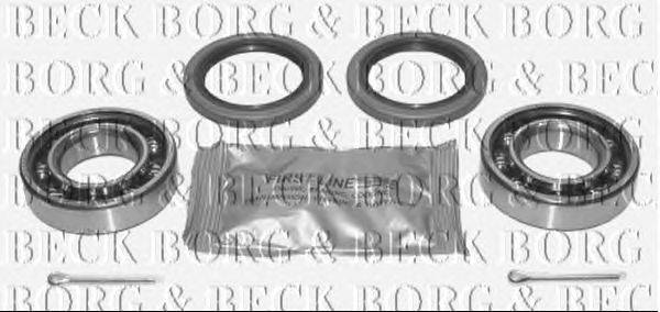 Комплект подшипника ступицы колеса BORG & BECK BWK161