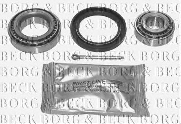 Комплект подшипника ступицы колеса BORG & BECK BWK258