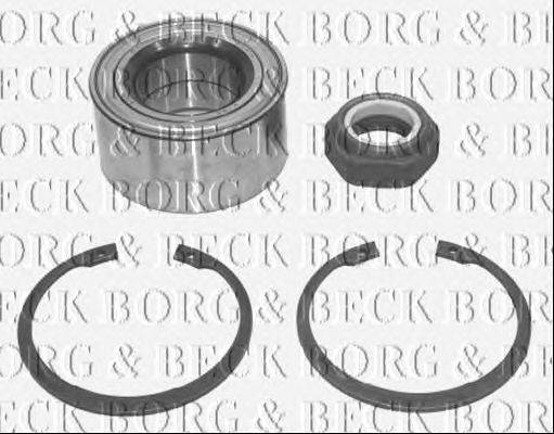 Комплект подшипника ступицы колеса BORG & BECK BWK415