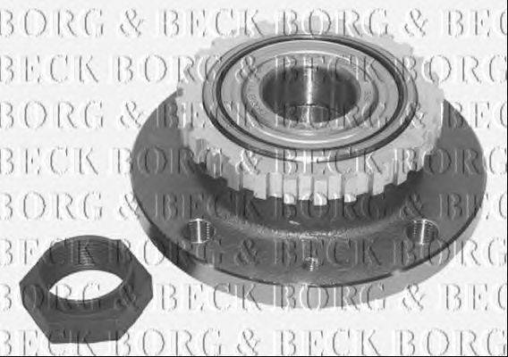 Комплект подшипника ступицы колеса BORG & BECK BWK491