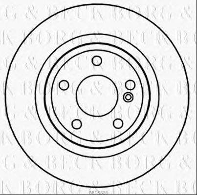 Тормозной диск BORG & BECK BBD5326