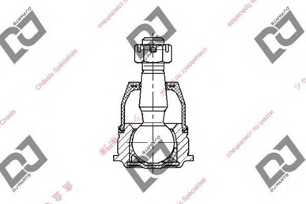 Несущий / направляющий шарнир DJ PARTS DB1302