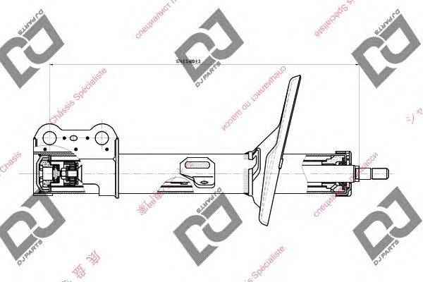 Амортизатор DJ PARTS DS1747GS