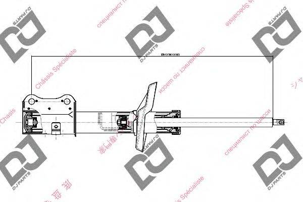 Амортизатор DJ PARTS DS1542GS