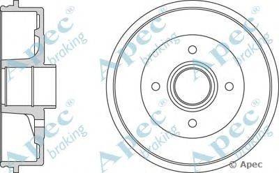 Тормозной барабан APEC braking DRM9136