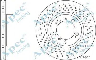 Тормозной диск APEC braking DSK2468