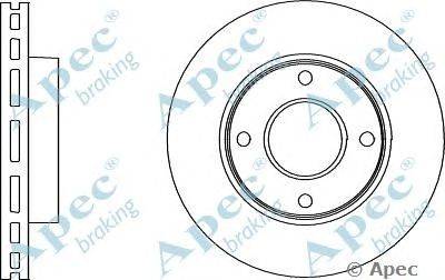 Тормозной диск APEC braking DSK2886
