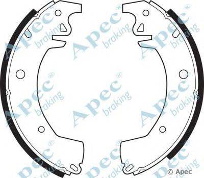 Тормозные колодки APEC braking SHU344