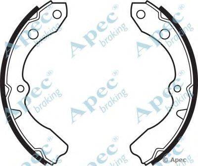 Тормозные колодки APEC braking SHU424