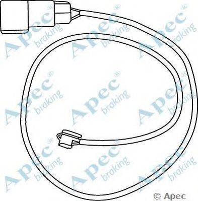Указатель износа, накладка тормозной колодки APEC braking WIR5241