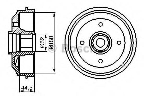 Тормозной барабан LUCAS ELECTRICAL DB4128B