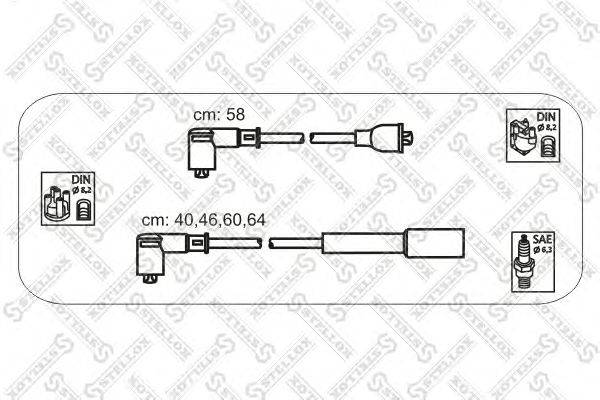 Комплект проводов зажигания STELLOX 10-38453-SX