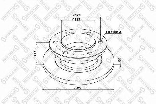 Тормозной диск ROCKWELL MBR6009