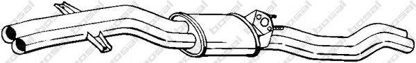 Средний глушитель выхлопных газов BOSAL 284531