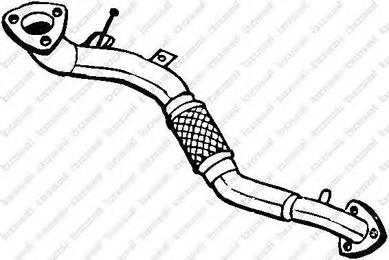 Труба выхлопного газа BOSAL 801123