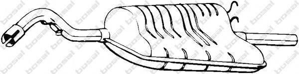 Глушитель выхлопных газов конечный BOSAL 154-537