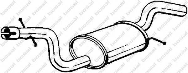 Средний глушитель выхлопных газов BOSAL 220001