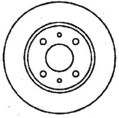 Тормозной диск JURID 561130JC