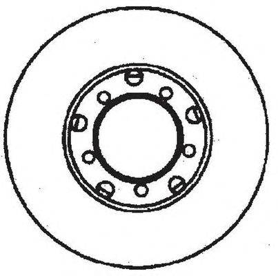Тормозной диск JURID 561135JC