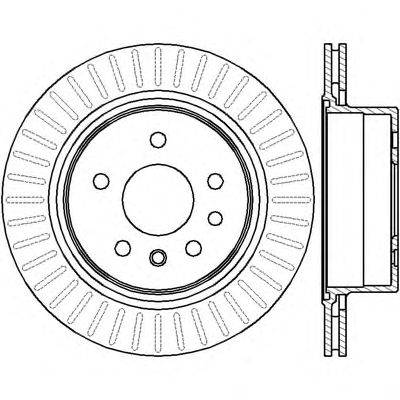 Тормозной диск QH Benelux 58135